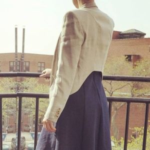 Helmet Lang Crop Blazer